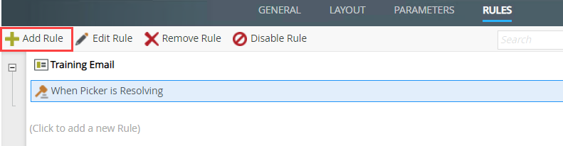 Configure Rule