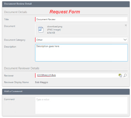 Document Review Request Form