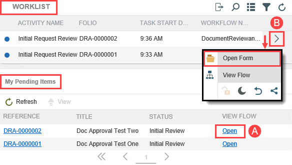 View Flow Report