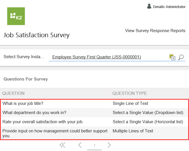 Survey Questions