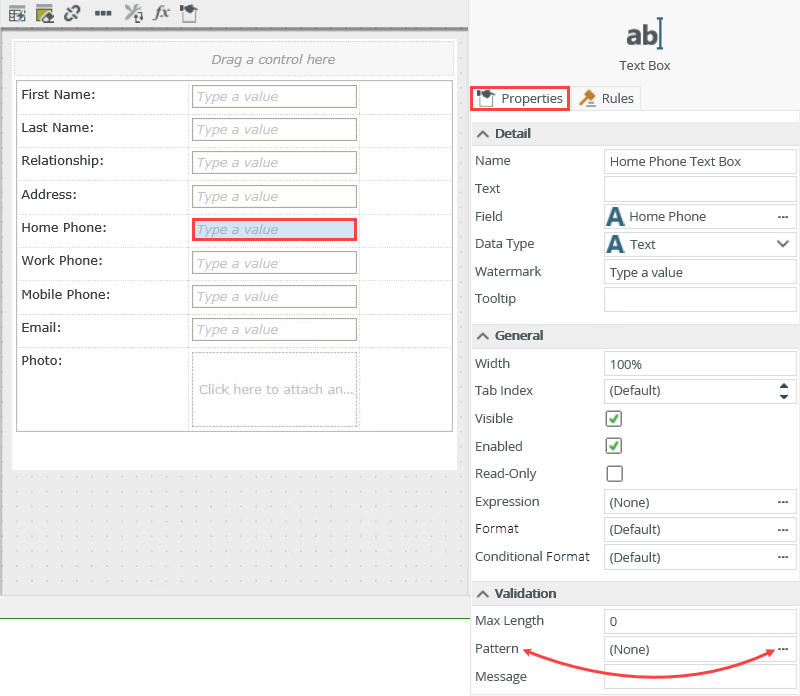 Launching Patterns Editor