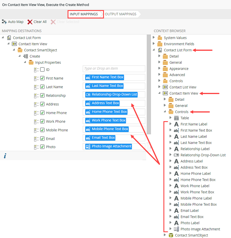 Auto-Map Input Mappings