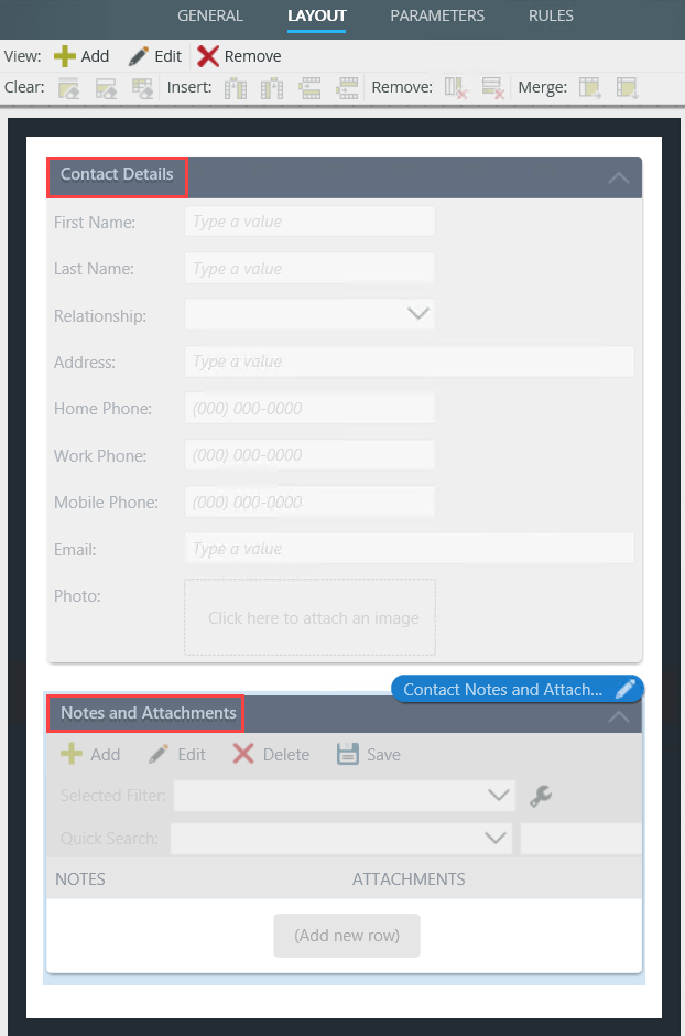 Contact Details Form