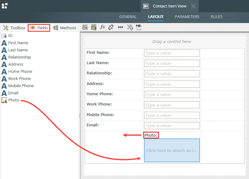 Adding a Control to a Table Cell