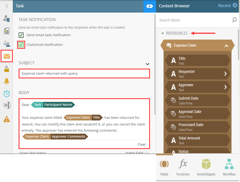 Adding Context Browser References