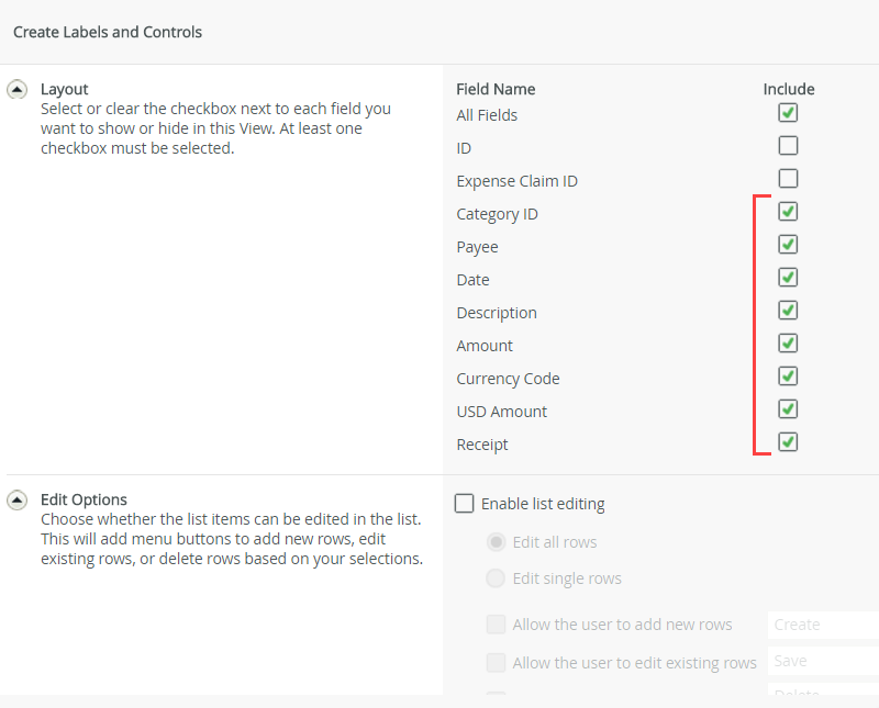 Only All List 10. Create a Read-Only List View