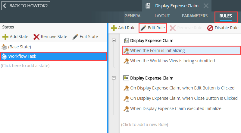 Edit the Workflow Task State