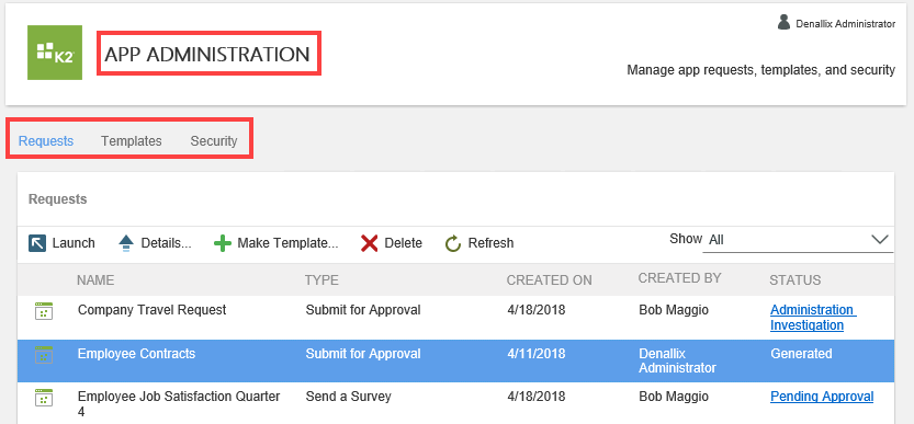 Administrator Tools