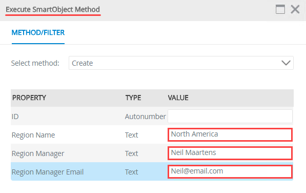 Enter Values