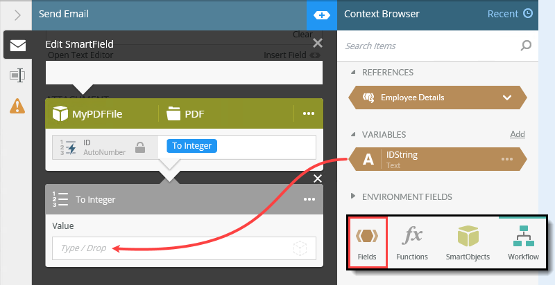 Add IDString Variable