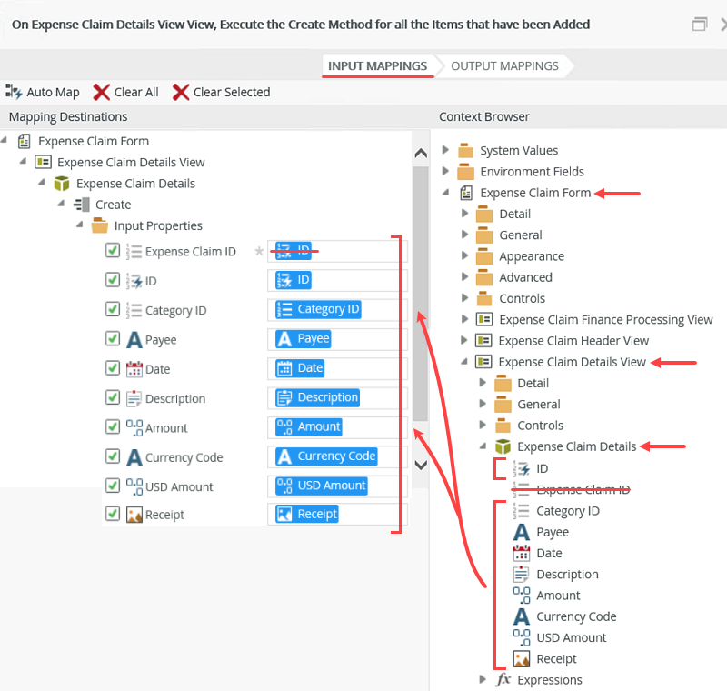 Input Mappings