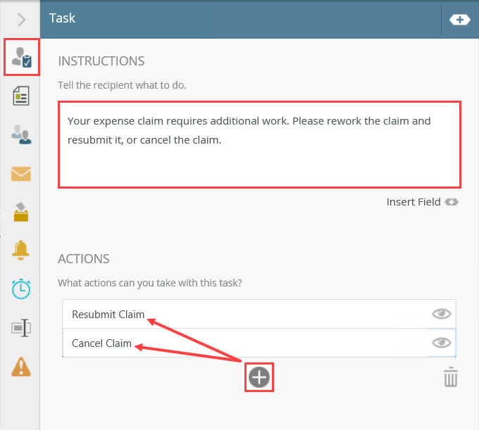 Configure Actions