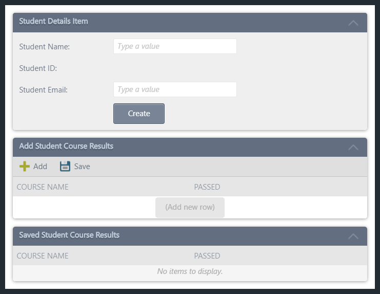 Student Registration Form