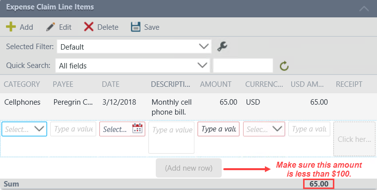 Sum USD Amount Data Label