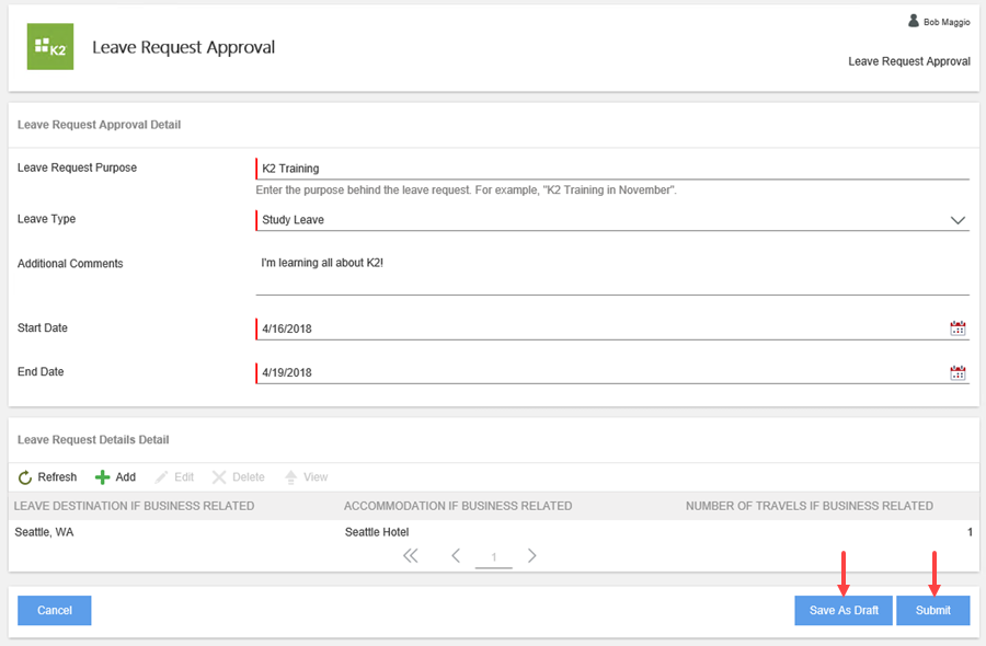 Application Form Fields