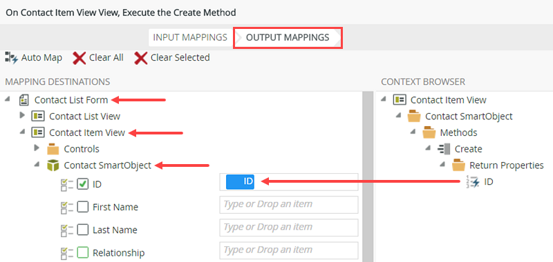 Output Mappings