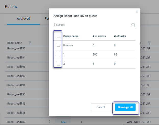 Robots, Queues, Tasks and Triggers smartly linked