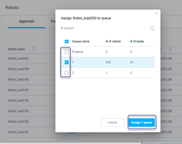 Robots, Queues, Tasks, and Triggers smartly linked