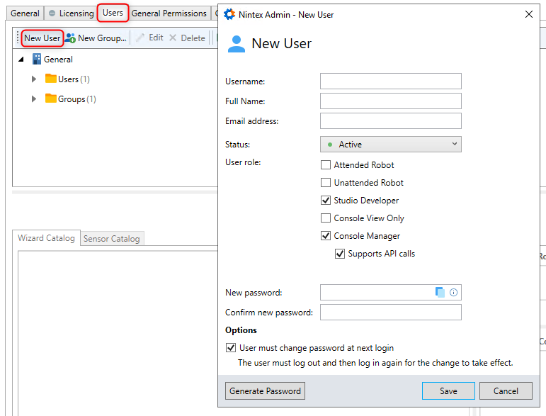Users and Roles in Aerobase and Nintex Admin Tool
