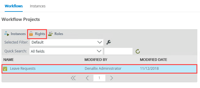Workflow Rights