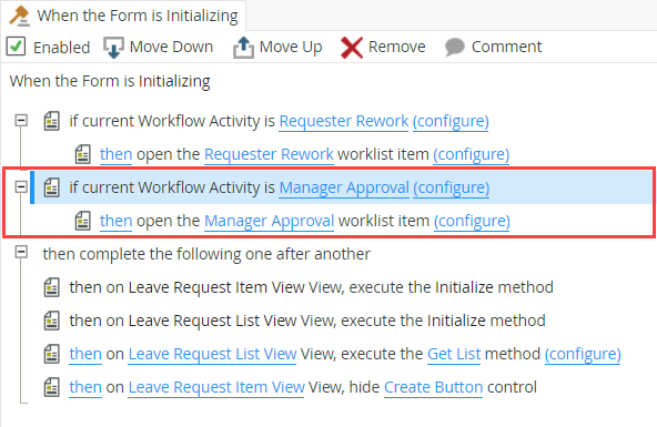 Workflow Activity Condition