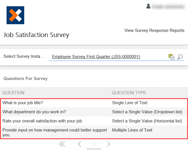 Survey Questions