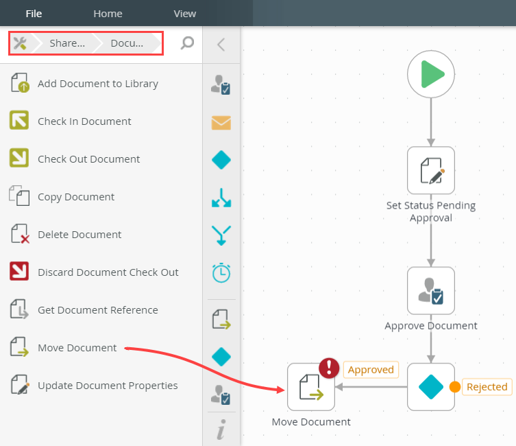 Move Document Step