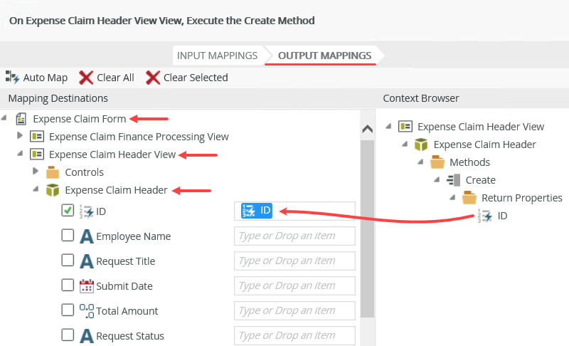 Output Mappings
