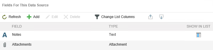 Add Data Fields