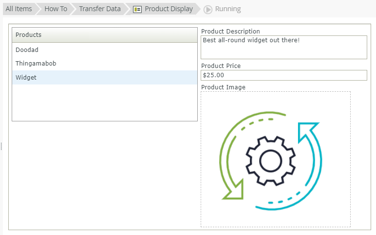 SmartObject Call to Load Record Details