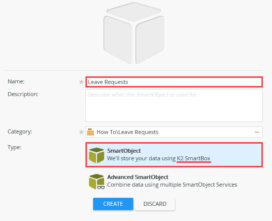 Create SmartBox SmartObject