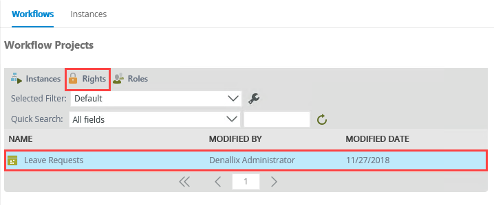 Workflow Rights