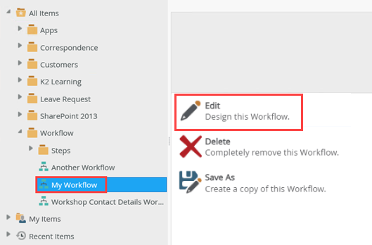 Using the Workflow Designer
