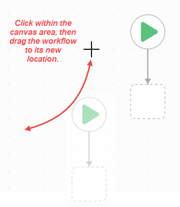 Moving the Workflow Around the Canvas