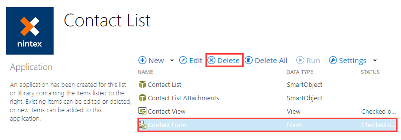 Contact List Artifacts