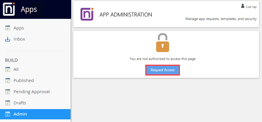 My Apps Icons for Administrators