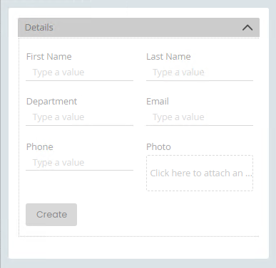 Employee Details Form
