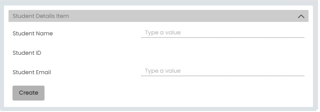 Student Registration Form