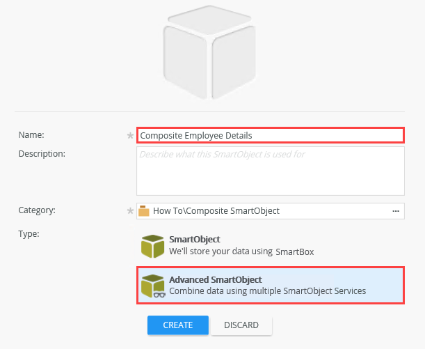 Create Advanced SmartObject