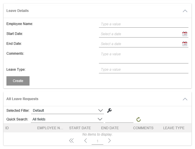 Leave Request Form