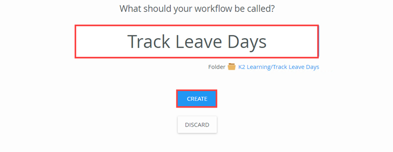Create Workflow