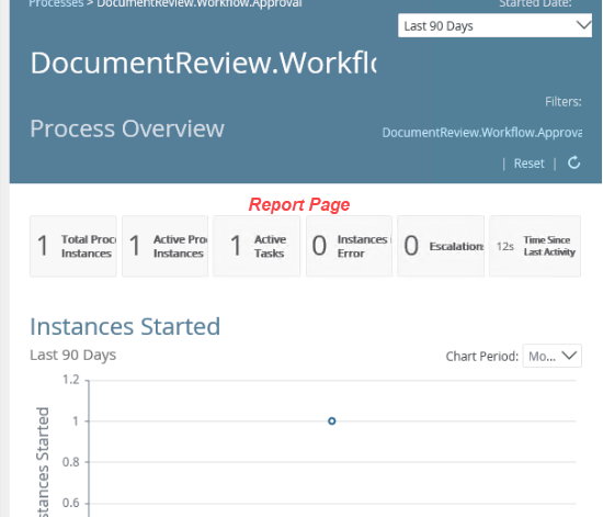 Process Overview Report Page