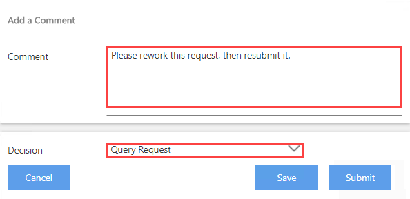 Query a Request