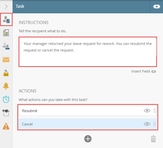 Customizing a Task Notification Email