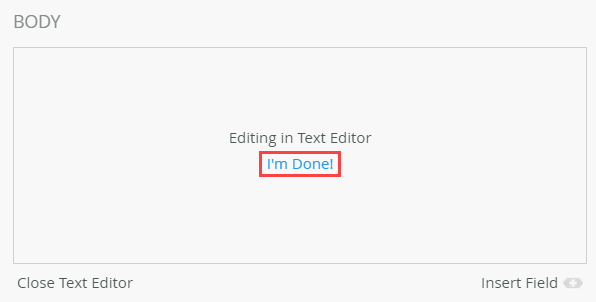 Exit the Text Editor