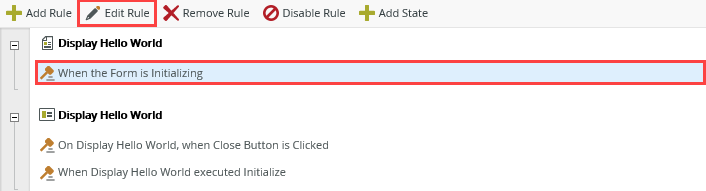Edit Rule