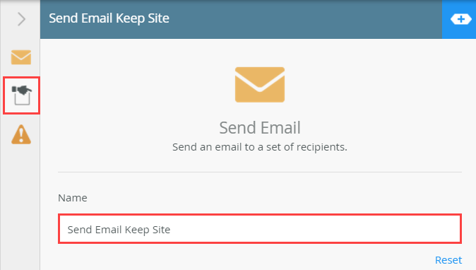 Changing a Send Email Label