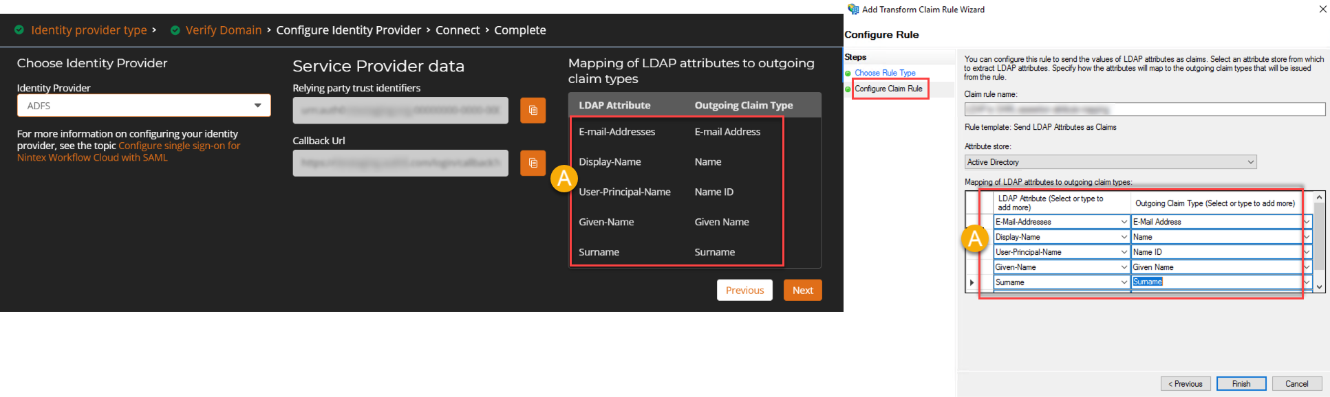 Microsoft Active Directory Federation Services in Nintex Workflow