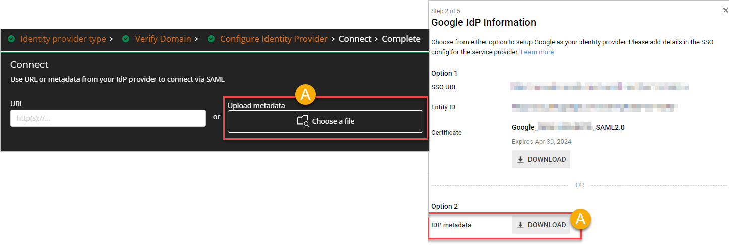 Google Suite SAML configuration in Nintex Workflow