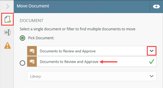 Pick Document to Move